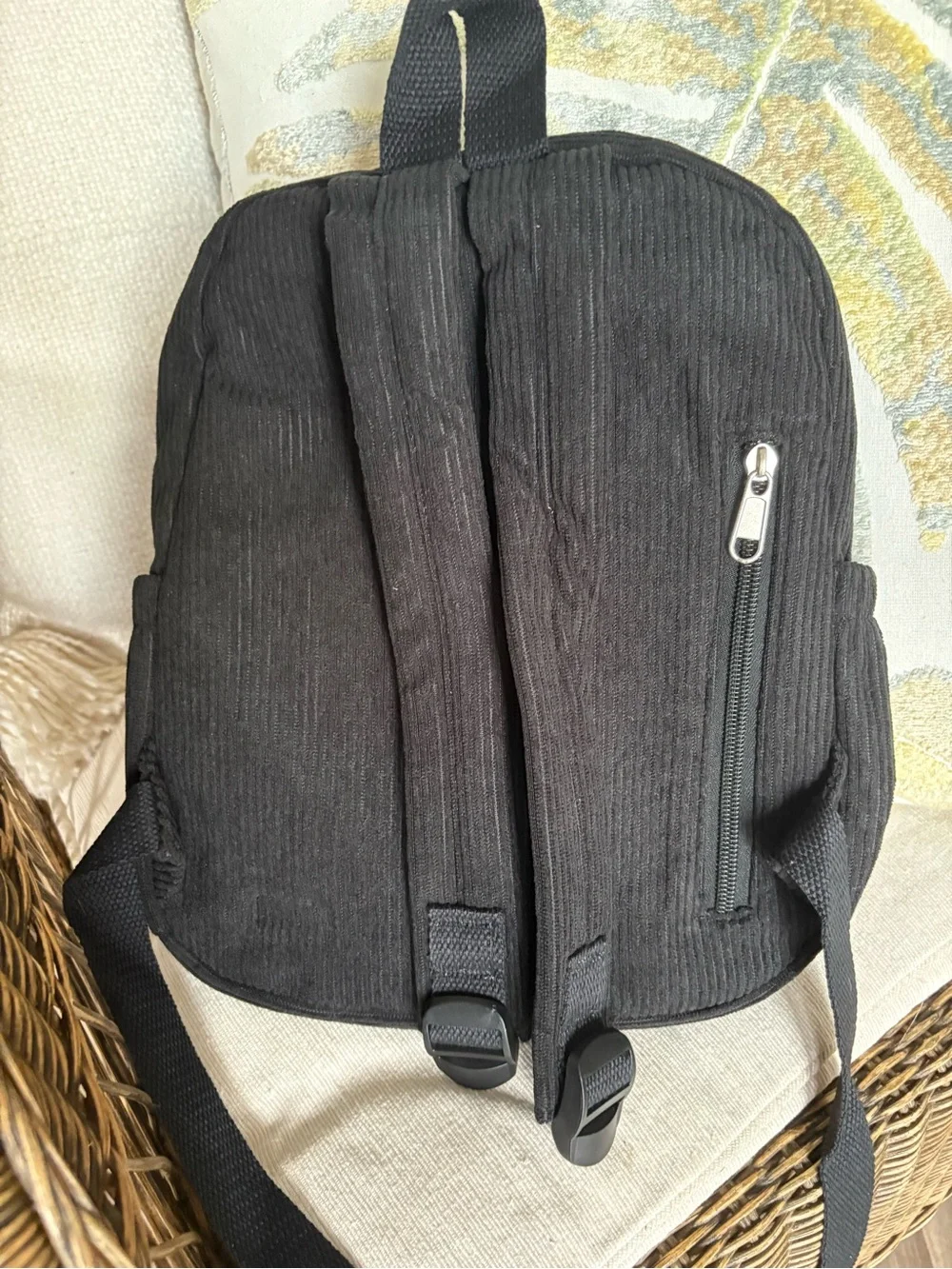 Black Backpack - Bao yo Corduroy Daypack NWT